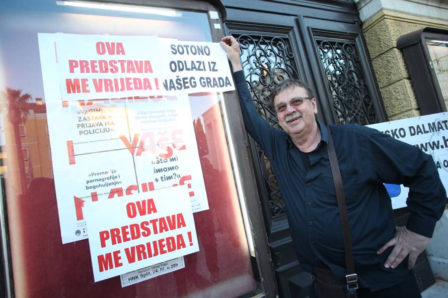Policija izbacila HSP-ovce koji su ometali Frljićevu predstavu