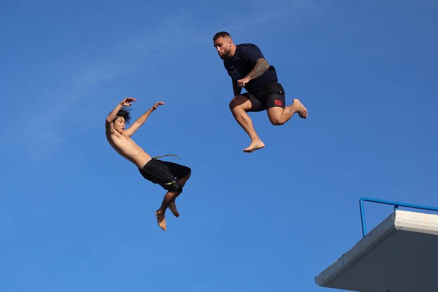 Split: Sportsko-humanitarno natjecanje "Najluđi skakač Hrvatske"