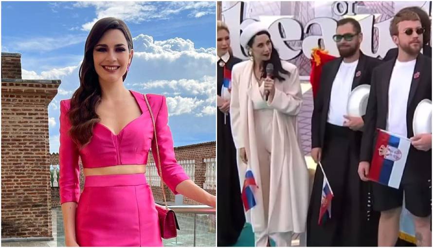 Mia Dimšić na otvorenju u Torinu pokazala noge u minici, Konstrakta kao Meghan Markle