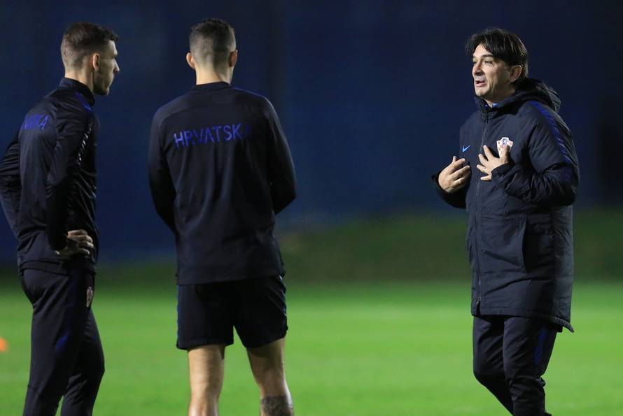 Zagreb: Hrvatska nogometna reprezentacija odradila trening