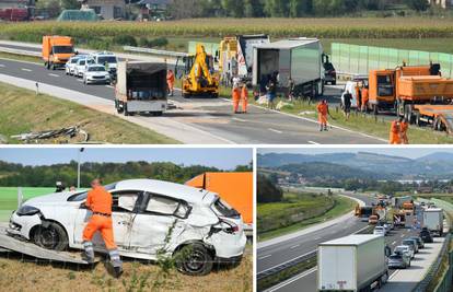 VIDEO Detalji teške nesreće na A4: Četvero ozlijeđenih nakon što je na kamionu pukla guma