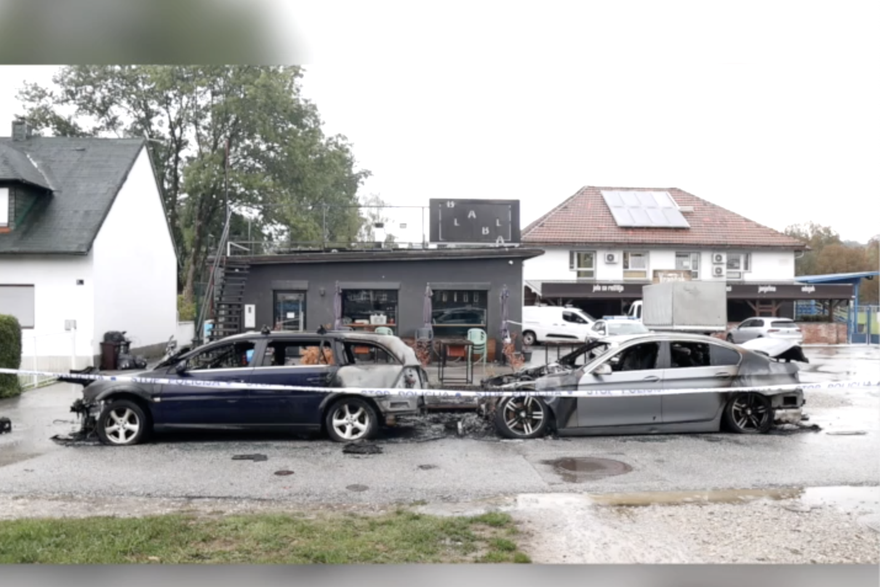 Zagreb: Dva automobila u Vrapču u potpunosti izgorjela, policijski očevid je u tijeku