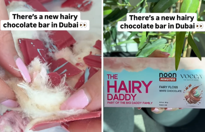 Dlakava čokolada iz Dubaija šokirala internet: 'Pa izgleda poput izolacije iz potkrovlja!'