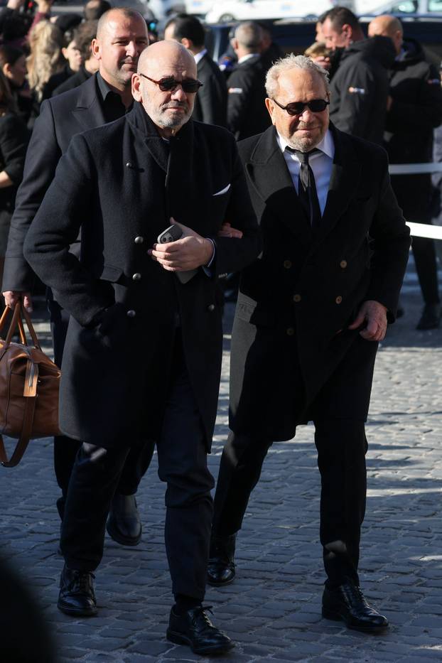 Funeral ceremony of fashion designer Valentino Garavani, in Rome