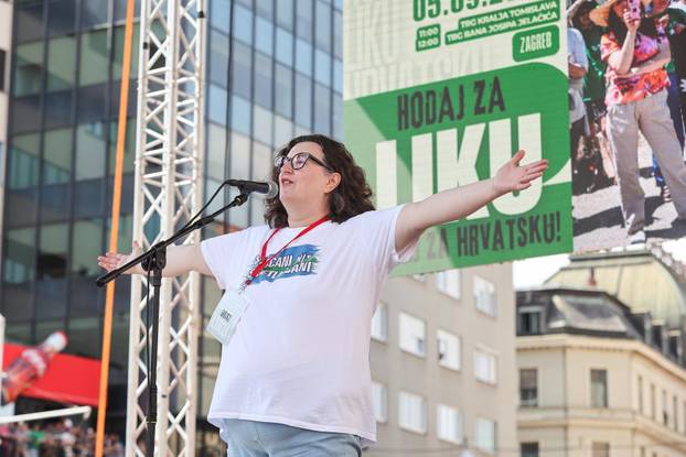 Glavni trg u Zagrebu prepun prosvjednika zbog opasnog otpada u Lici