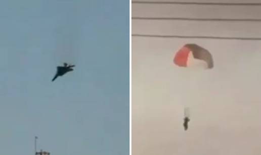 VIDEO Snimili su pad mo&cacute;nog ameri&ccaron;kog vojnog aviona u Kuvajtu!  Pilot se katapultirao
