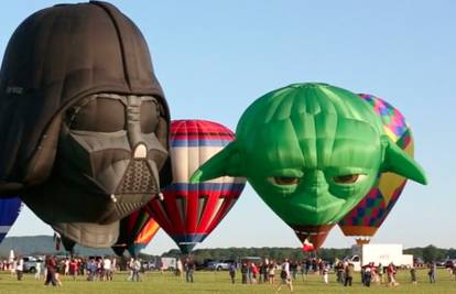 Darth Vader i Yoda: Iskoristili 'silu' vrućeg zraka za letenje
