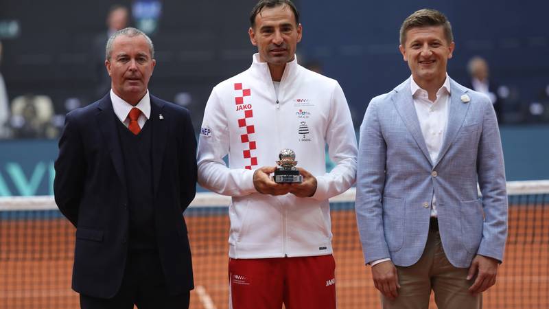 Dodig u Osijeku dobio nagradu za predanost Davis Cupu