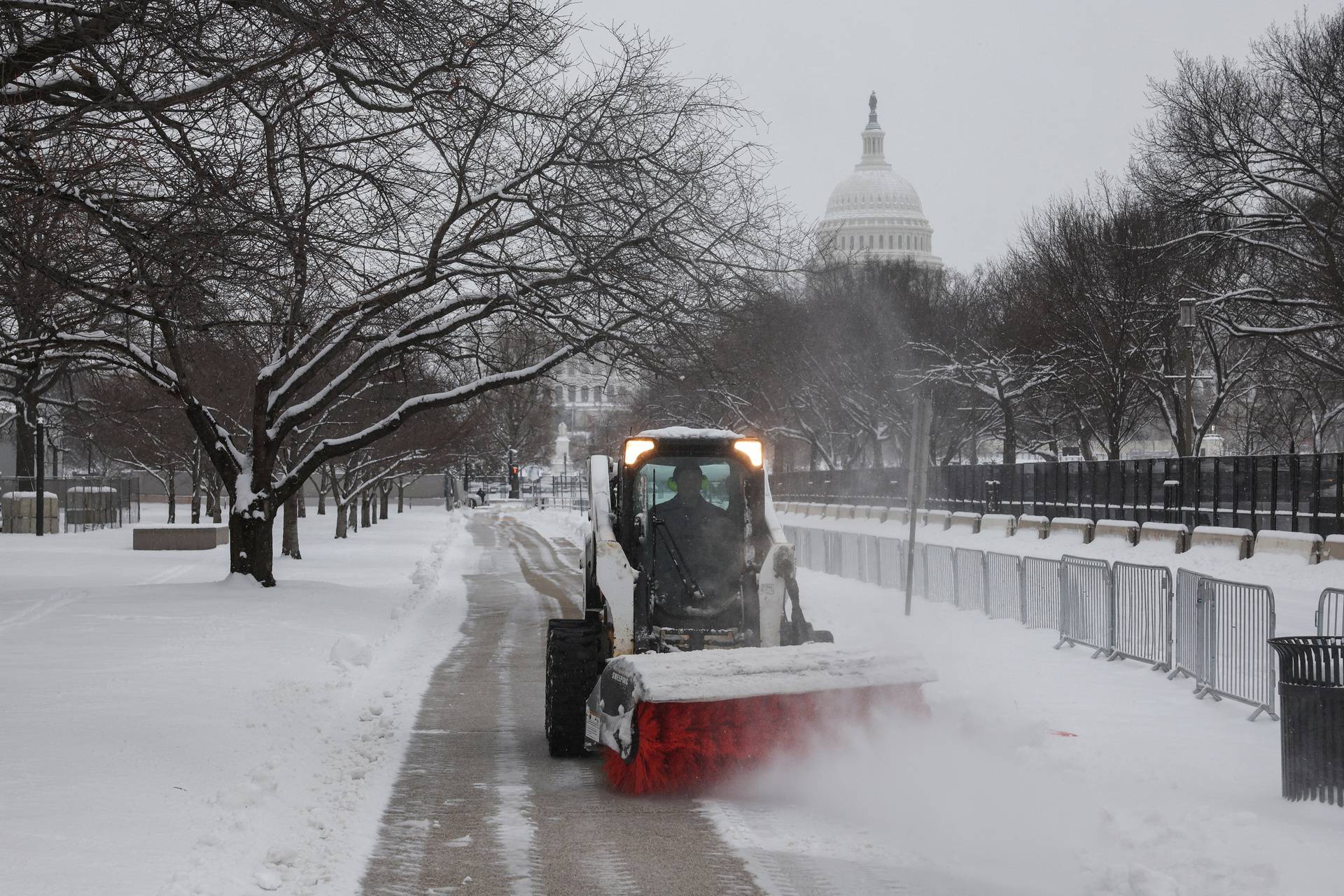 Winter storm in Washington