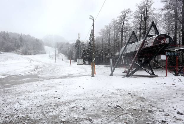 Na Platku je pao snijeg