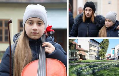 Tužna djevojčica: Nemam gdje svirati, škola nam je stradala...