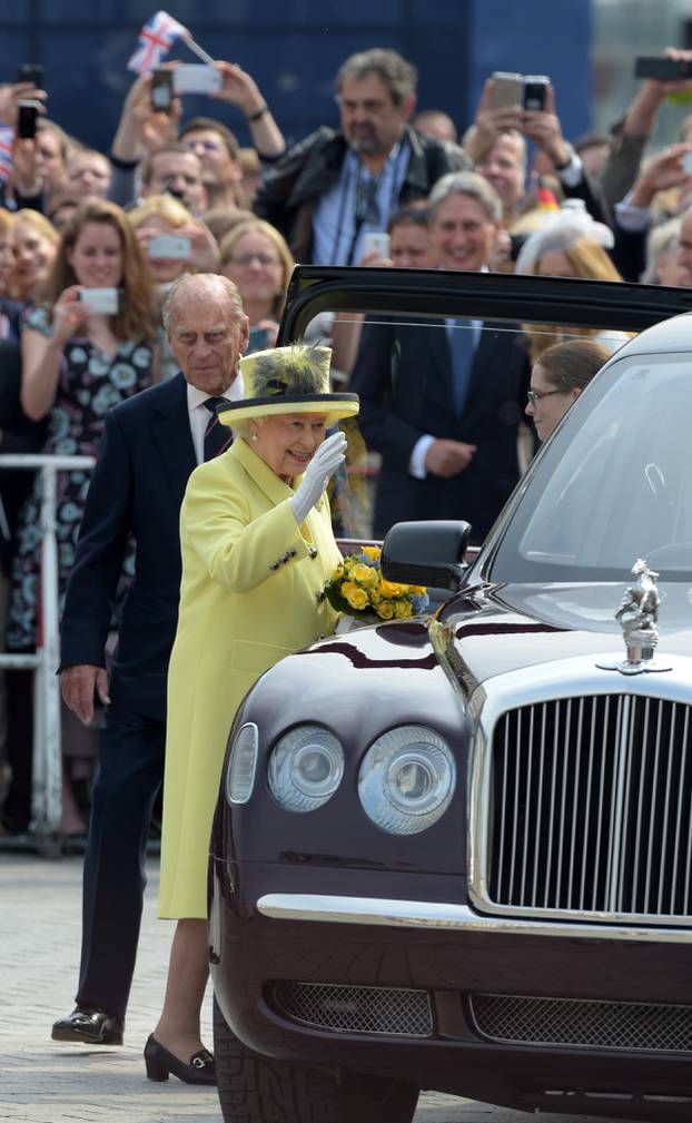 British Queen visits Germany