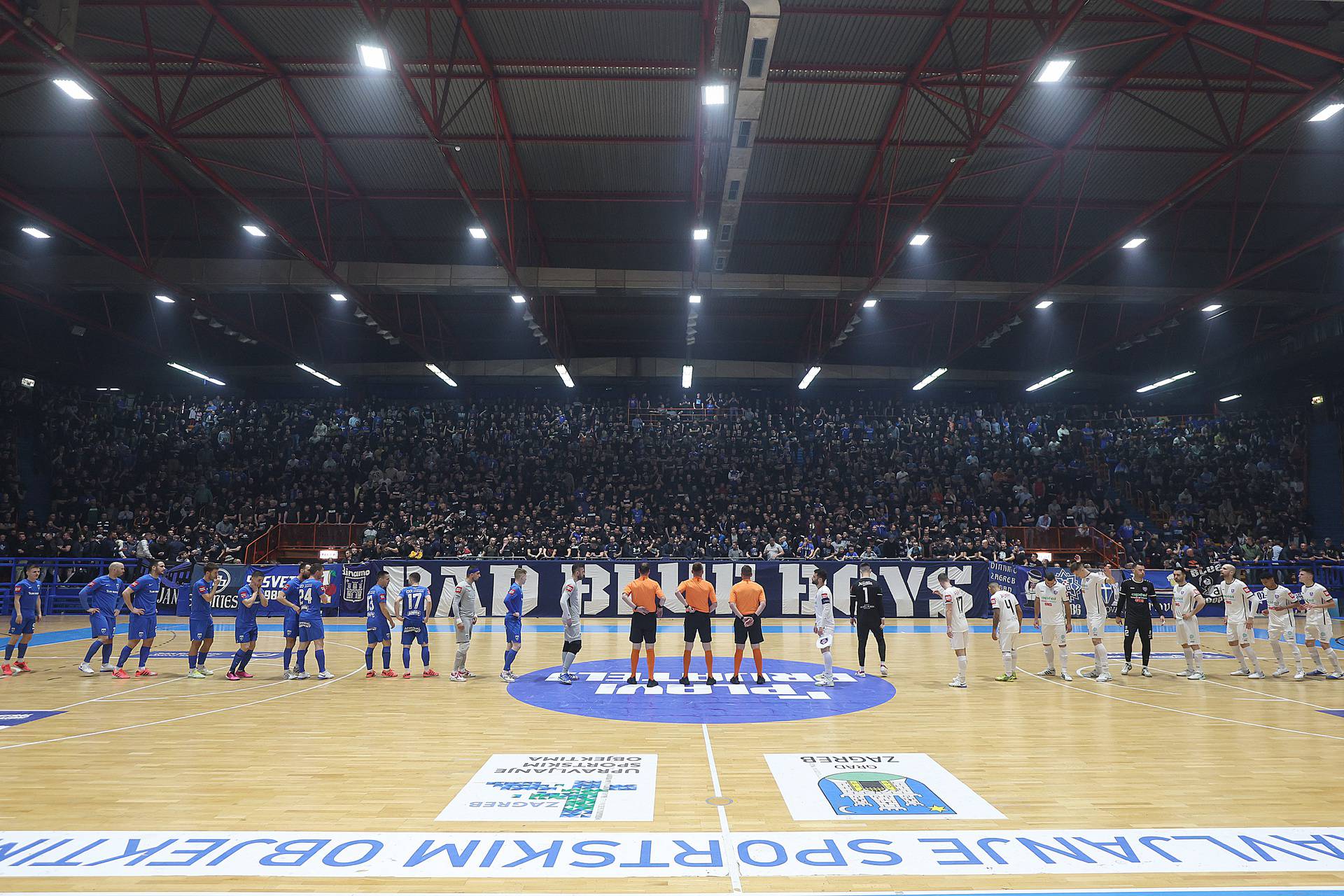 Zagreb: Prva hrvatska malonogometna liga, druga utakmica polufinala, MNK Futsal Dinamo - MNK Novo Vrijeme