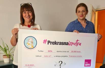 BIPA donirala 25.000 kn udruzi „kako si?“ u dugoj fazi kampanje #PrekrasnaIznutra