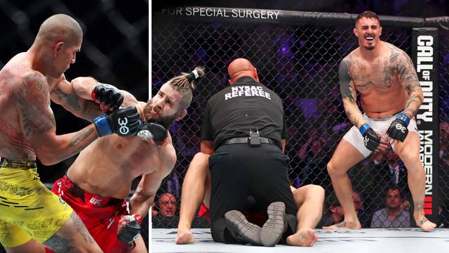 VIDEO Brutalni nokauti na UFC-u 295! Aspinall je uspavao Rusa za minutu, drugi pojas Pereire