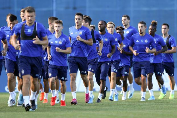 Zagreb:  Trening GNK Dinama uoÄi utakmice 3. pretkola UEFA Lige prvaka