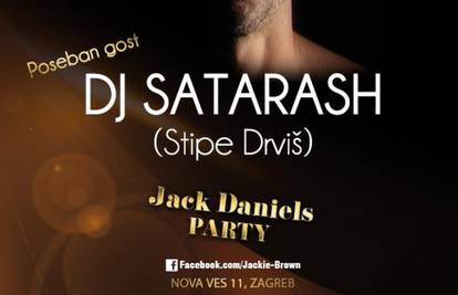 Stipe Drviš u subotu nastupa u Jackieju  kao DJ Satarash!