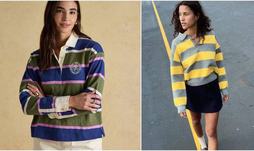 Rugby majica: Sportski klasik s prugama koja postaje hit jeseni