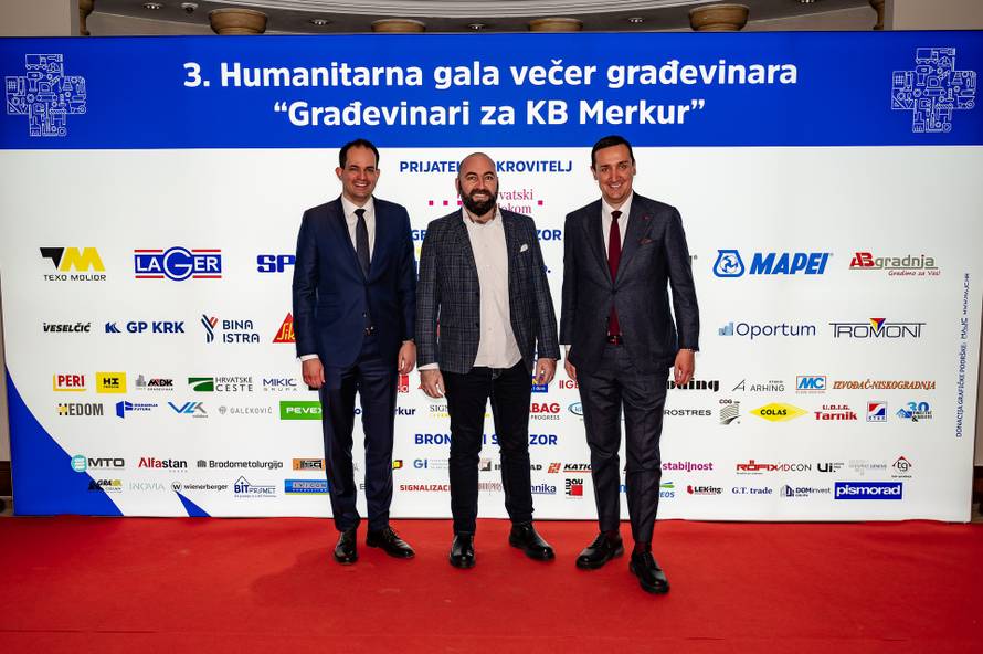 Humanitarna večer za bolnicu Merkur: Građevinari sakupili više od 250.000 eura