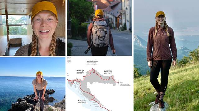 Kanađanka će pješice proći 2200 km po Hrvatskoj: 'Budim se u 4 ujutro i hodam cijeli dan'