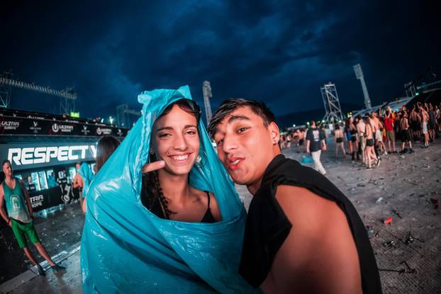 Split: Kiša na završetku Ultra festivala