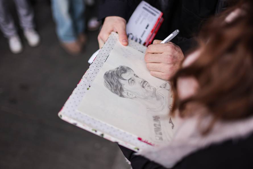 Zagreb - Konferencija za medije i druženje igrača RK Zagreba sa navijačima 