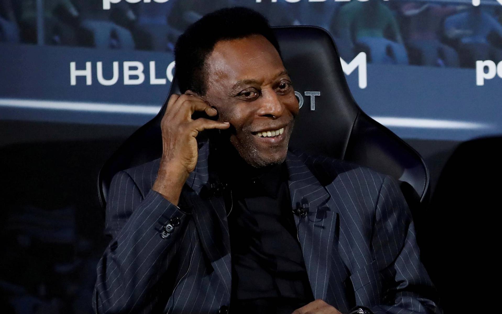 FILE PHOTO: Brazilian soccer legend Pele is seen in Paris