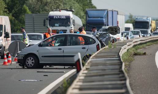 Sudar četiri automobila na A4: Još se ne zna ima li ozlijeđenih