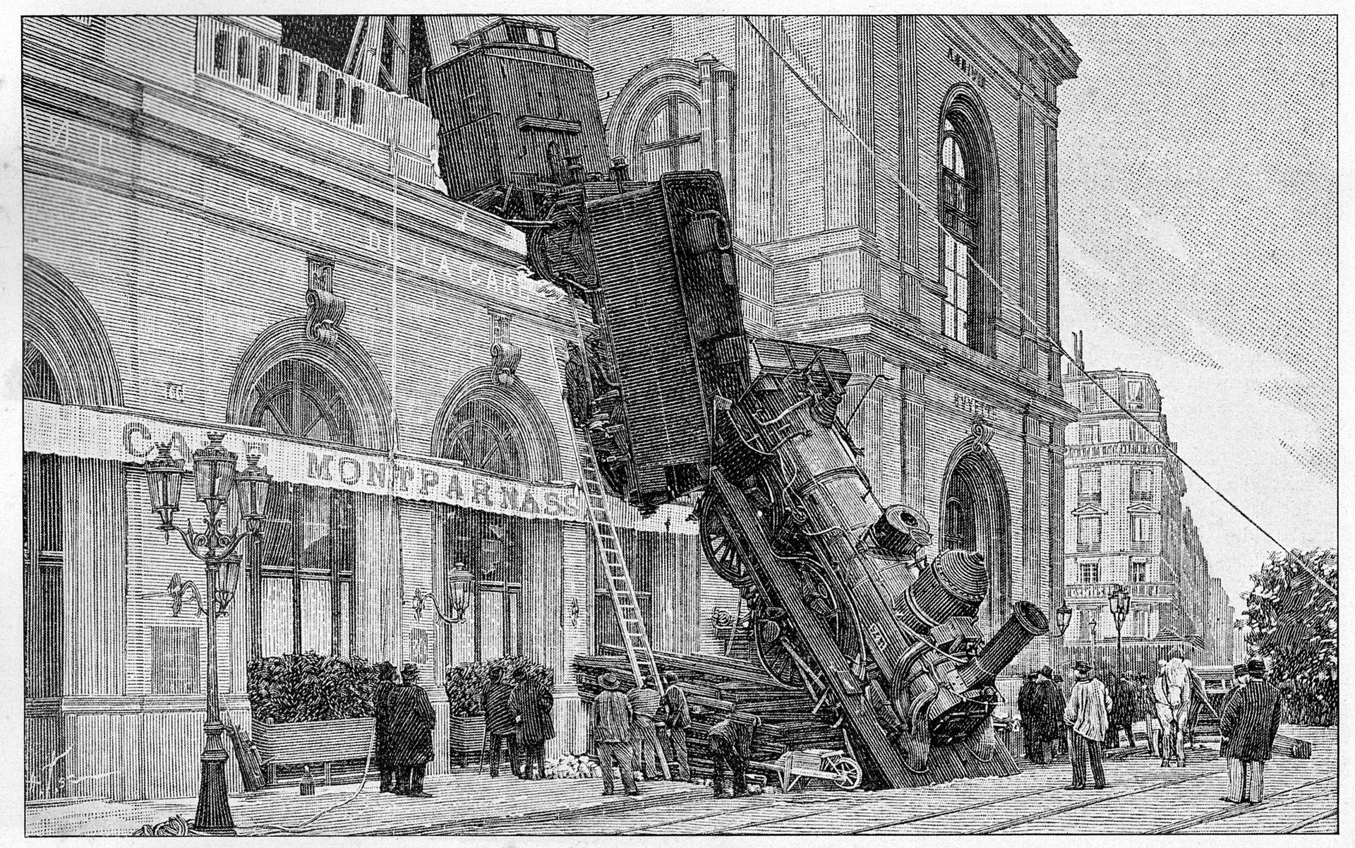 19th Century railway accident