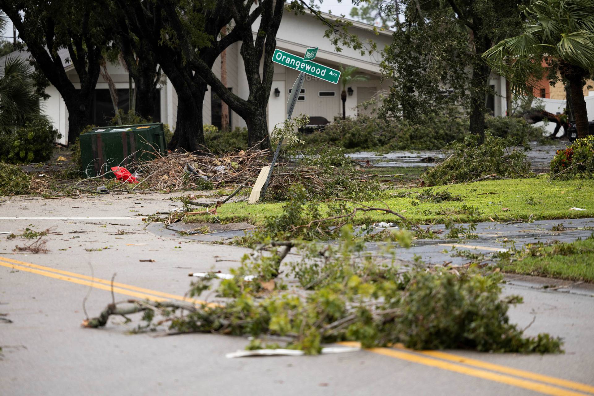 Hurricane Milton approaches Fort Myers, Florida