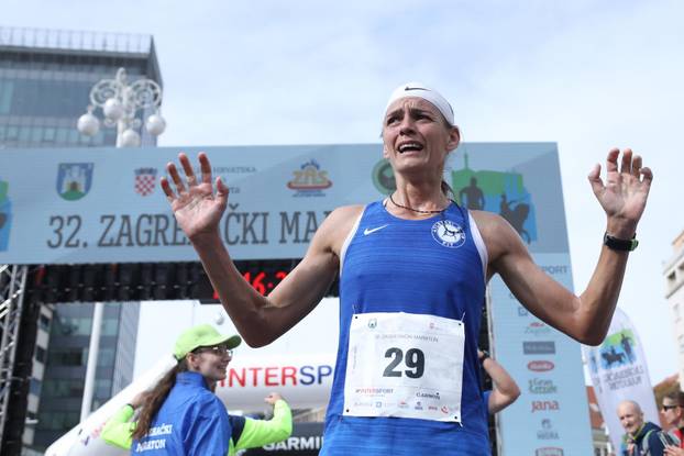 Cilj 32. Zagrebačkog maratona