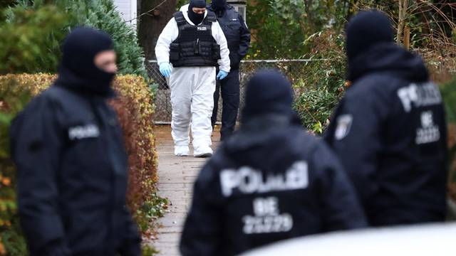 Suspected members and supporters of a far-right group were detained during raids, in Berlin