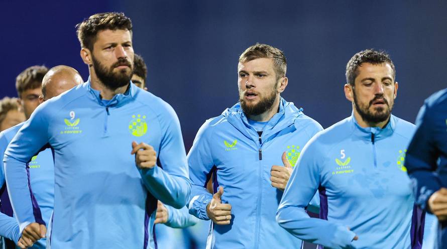 Zagreb: Trening GNK Dinamo uoči 2. kola UEFA Lige prvaka protiv FC Monaco