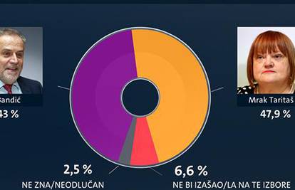 Na drugoj poziciji: Bandić gubi izbore od Anke Mrak Taritaš?