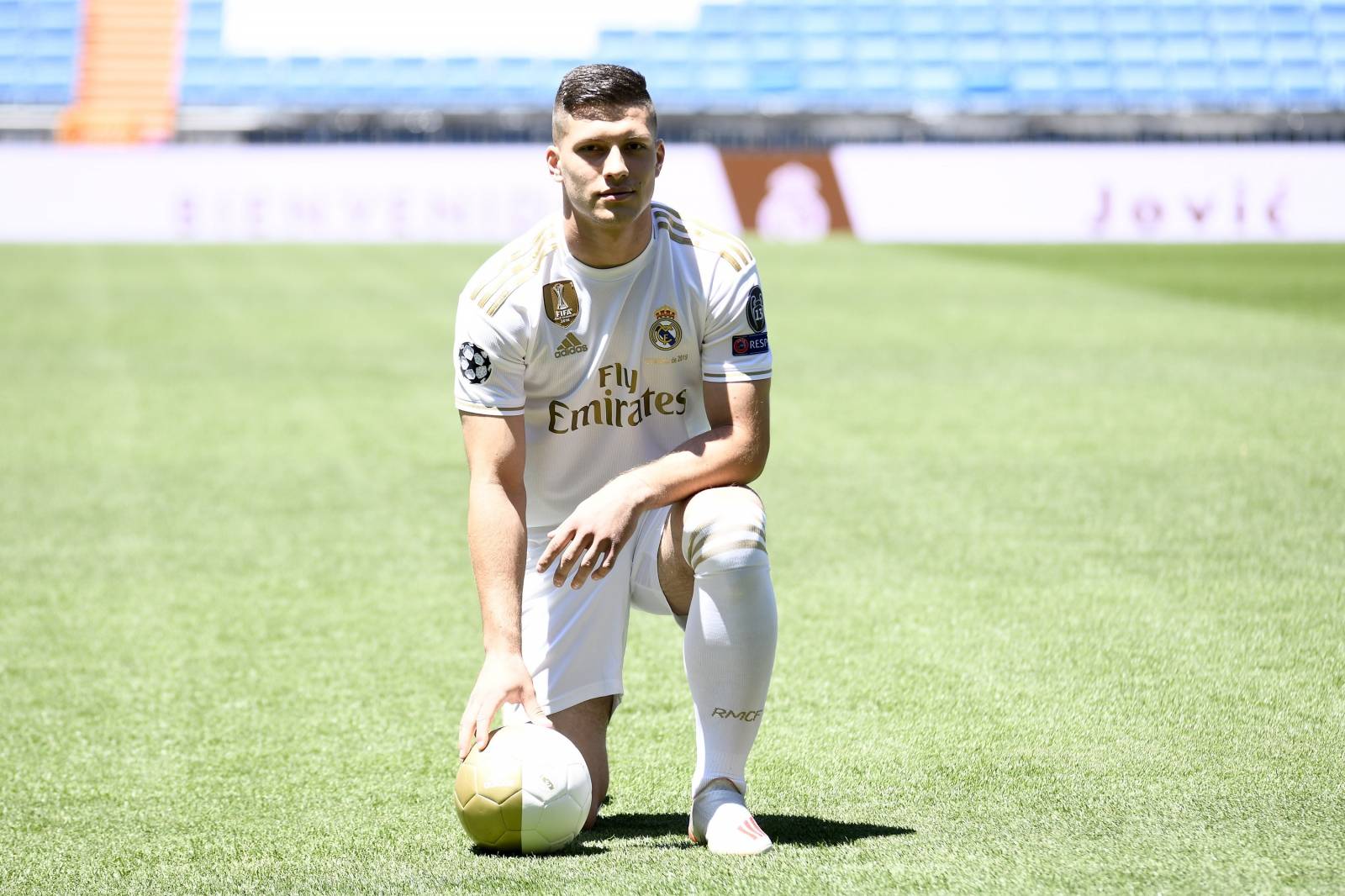 Real Madrid's new player Luka Jovic.