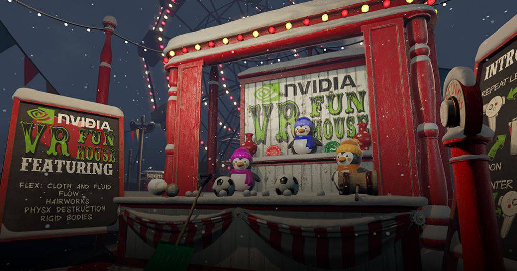 Bez straha od ozeblina: Nvidia VR Funhouse ima i snježni mod