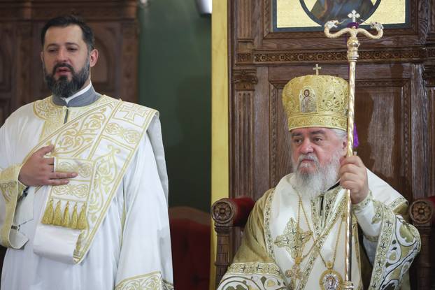 Zagreb: Pravoslavni vjernici na svetoj liturgiji u Sabornom hramu