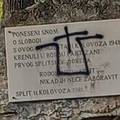 U Splitu vandalizirali spomen-obilje&zcaron;je partizanima. Nije prvi put:  'Osvanuo' usta&scaron;ki simbol...