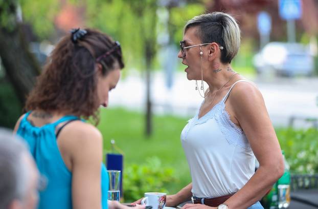 Zagreb: Doček izbornih rezultata u izbornom stožeru Marije Selak Raspudić