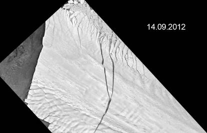 Na ledenjaku koji se "rađa" na Antarktici otkrili novu pukotinu