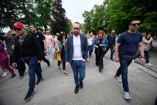 Zagreb: Tomislav Tomašević došao u Maksimir na proslavu Međunarodnog praznika rada