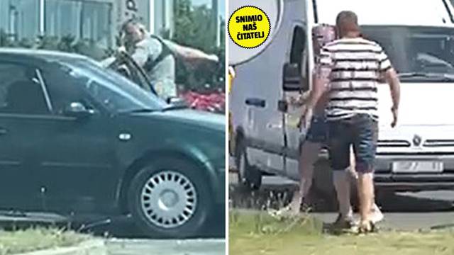 Snimka tučnjave iz Zagreba: 'Stariji čovjek mlatio je dečka u rotoru. Vozači su ga potjerali'