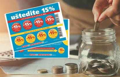 Super naljepnice s popustom od 15% u SPAR-u i INTERSPAR-u