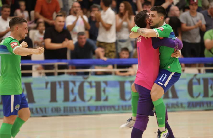 Omiš: Četvrta utakmica finala SuperSport Hrvatske malonogometne lige, MNK Olmissum - HMNK Rijeka