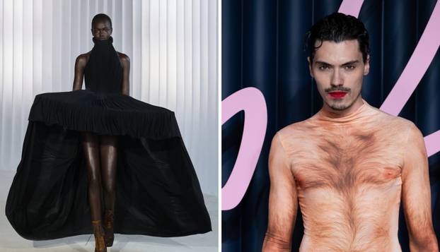 FOTO Pariški tjedan mode šokirao kreacijama: Modeli na pisti izgledali potpuno goli