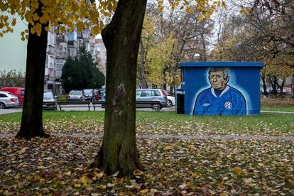 Zagreb: Navijači Dinama na Knežiji izradili mural u čast Ševi iz Noćne More