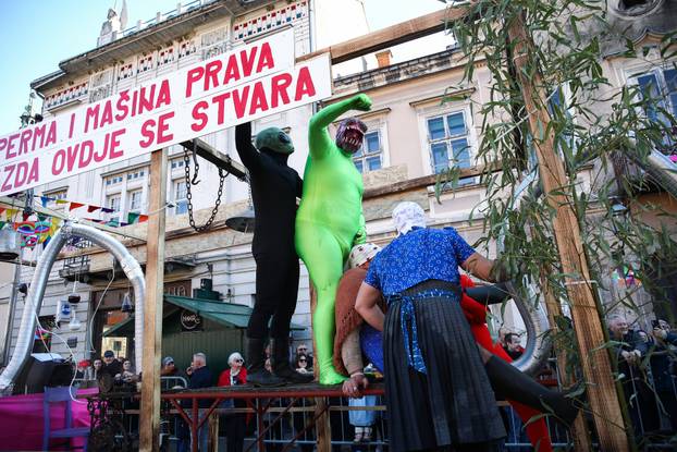 Samobor: Povorka mjesnih odbora i alegorijskih kola na Fašniku