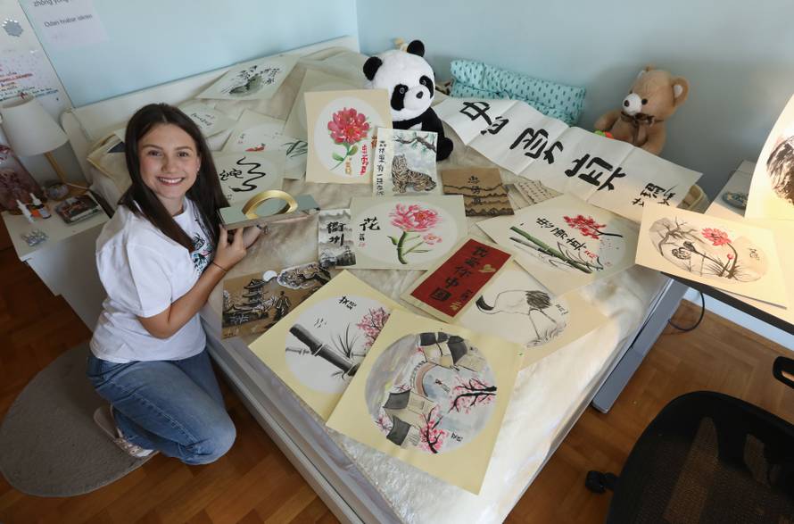 Samobor: Ema Dujmović (13)  sudjelovala na natjecanju iz kineskog jezika u Kini