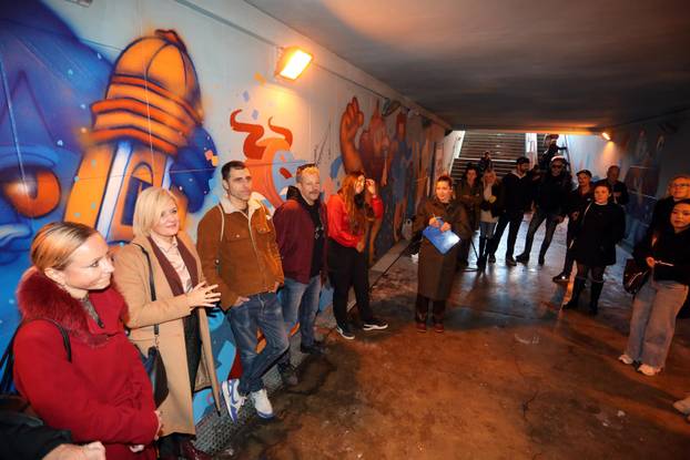 Rijeka: Predstavljanje murala tri autora u pothodniku kod tržnice