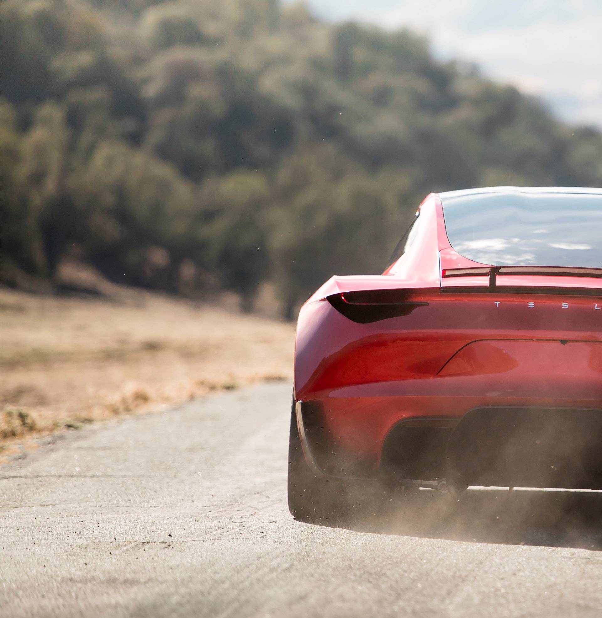 Tesla Roadster 2 is shown in this undated handout photo, during a presentation in Hawthorne, California